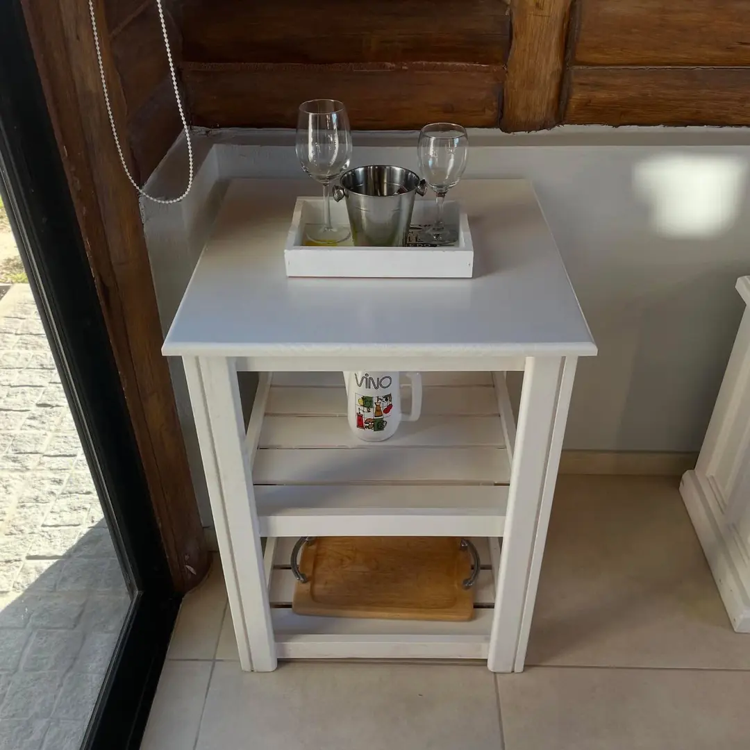 Un detalle del living.