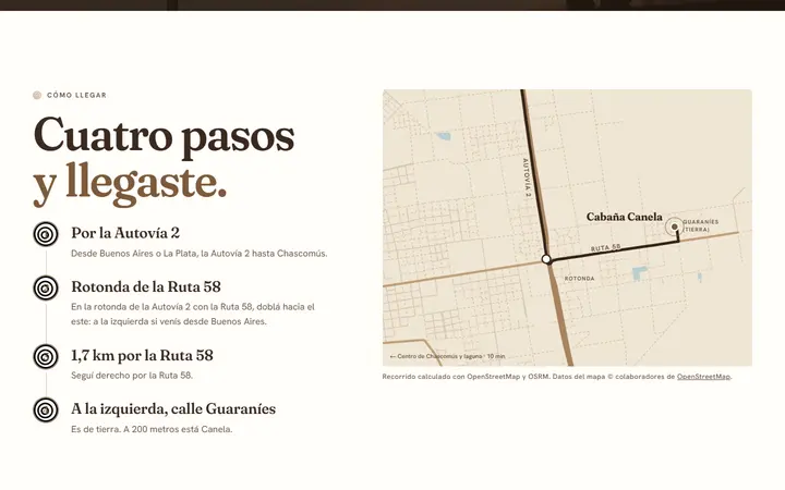 Chascomús: el camino y el mapa.
